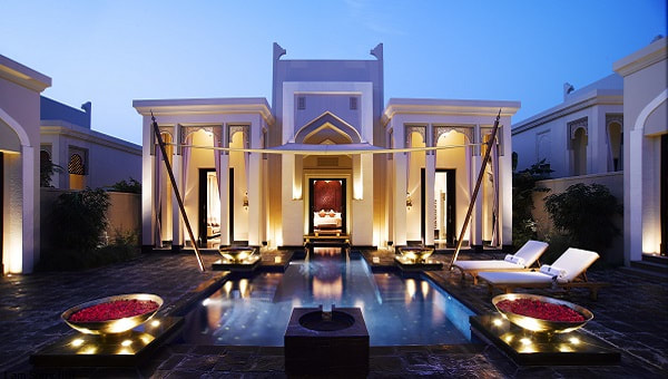 Private Pool Villas at Al Areen Palace & Spa in Bahrain
