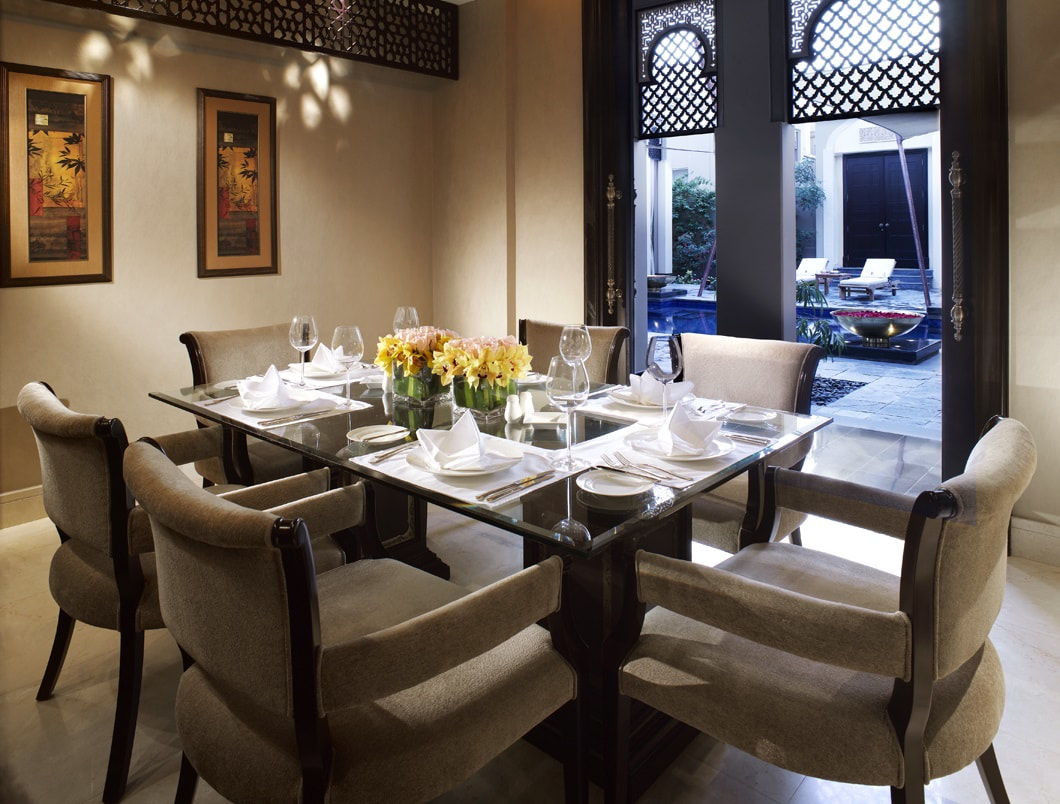 In-Villa Dining Room at Al Areen Palace & Spa in Bahrain